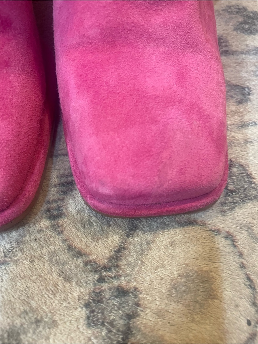 Sam Edelman Irie Women's Suede Ankle Boots in Fuchsia Pink - Picture 9 of 9